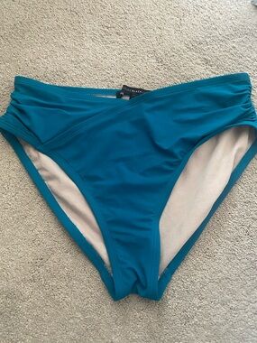 White House Black Market Teal Swim Bikini Bottom small